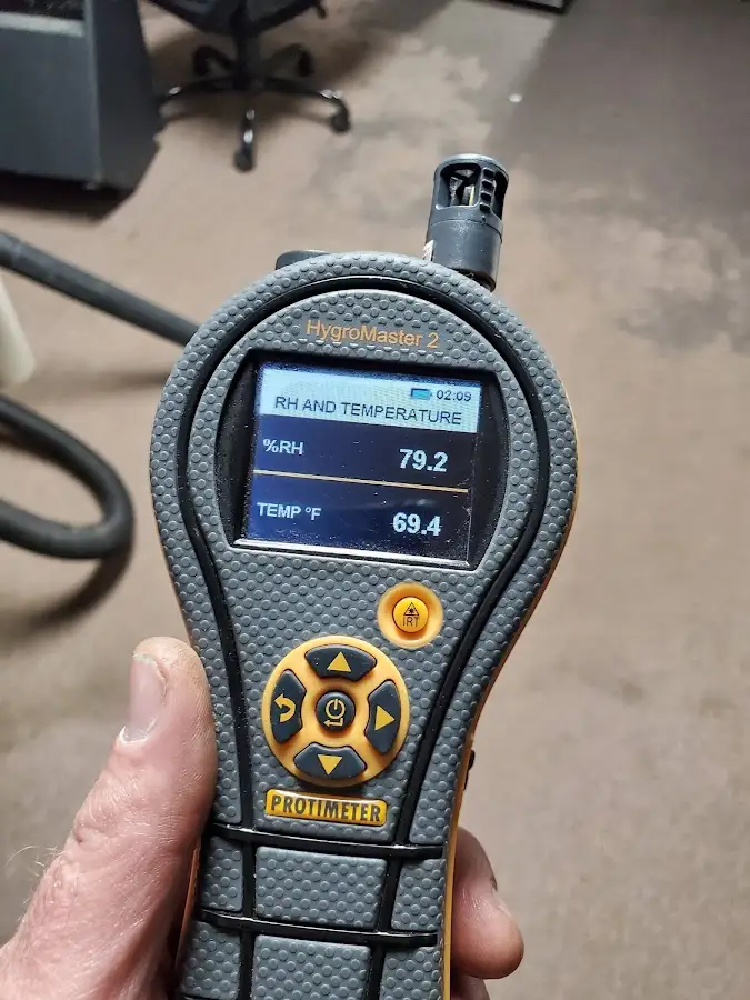 Moisture meter humidity assessment for Fire & Smoke Damage Restoration in Ramsey